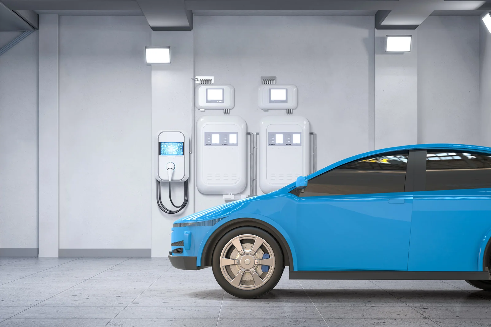 Borne de recharge voiture